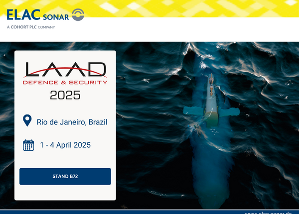 ELAC SONAR will be exhibiting at LAAD Brazil