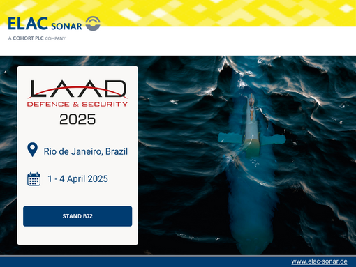 ELAC SONAR will be exhibiting at LAAD Brazil